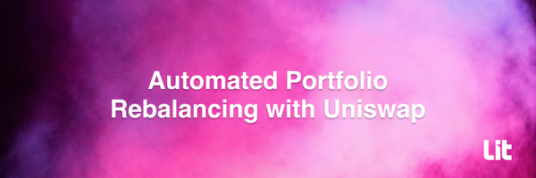 Automated Portfolio Rebalancing with Uniswap